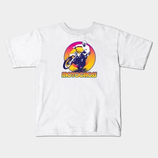 Vintage Motocross Kids T-Shirt